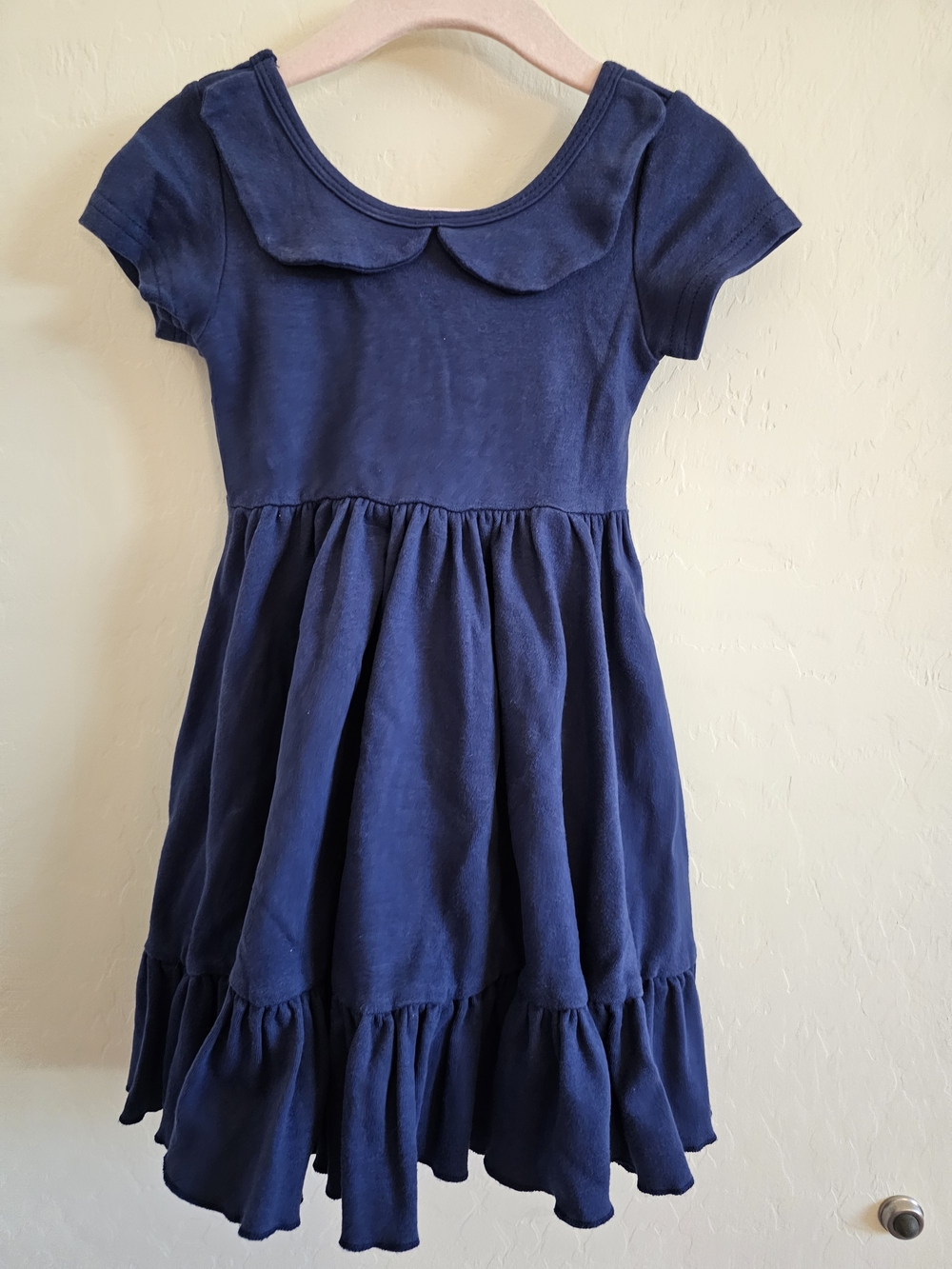 Girlhood By Little Stocking Co Navy Collared Charm Dress Size 3
